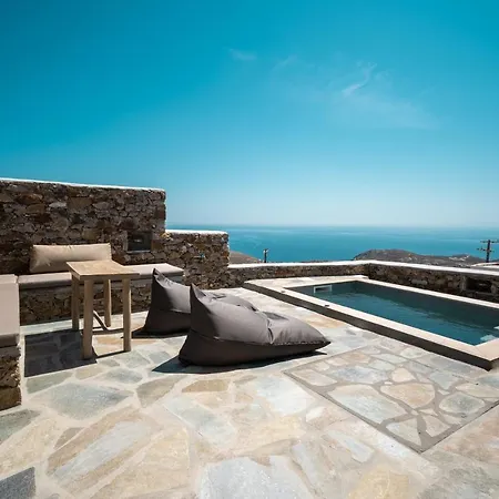 Daire Petrias Pool House Serifos Town
